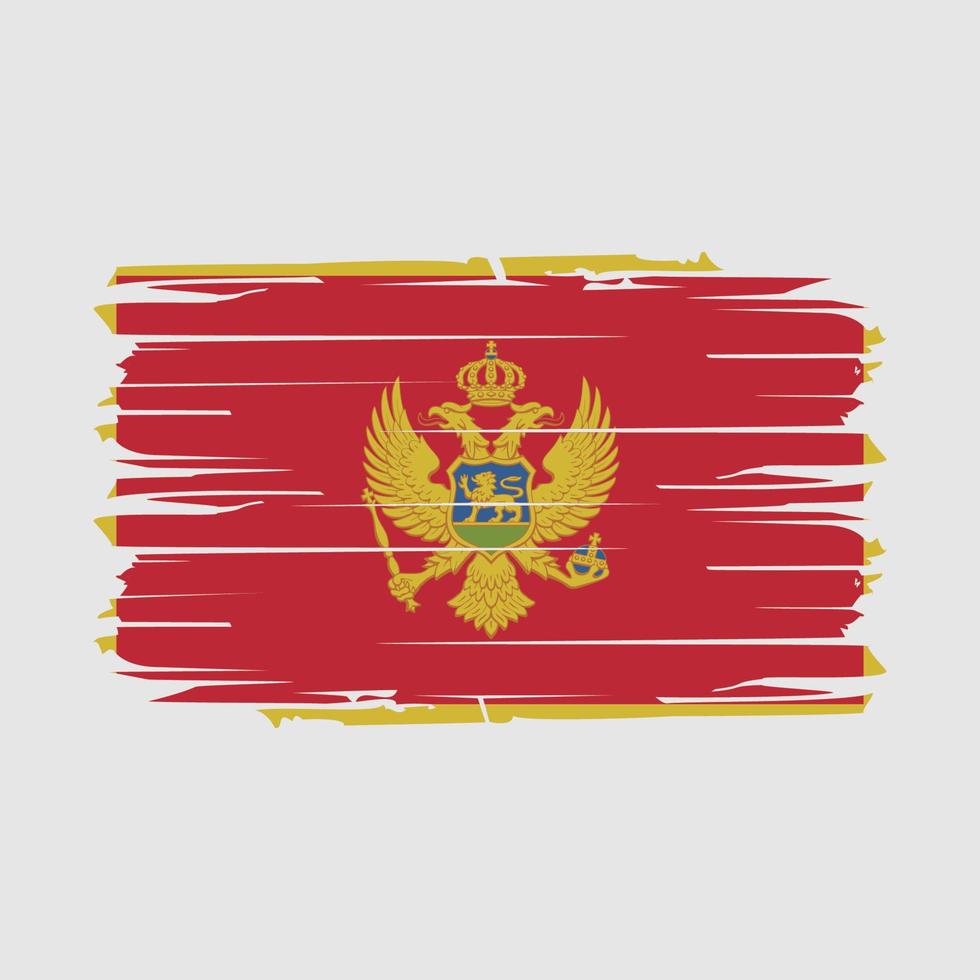 Mongolia Flag Brush Vector