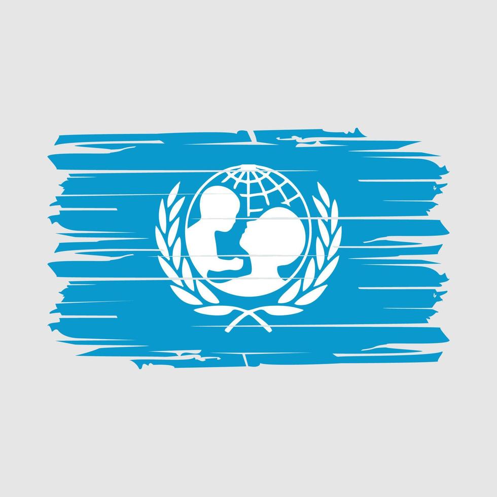 UnicefFlag Brush Vector