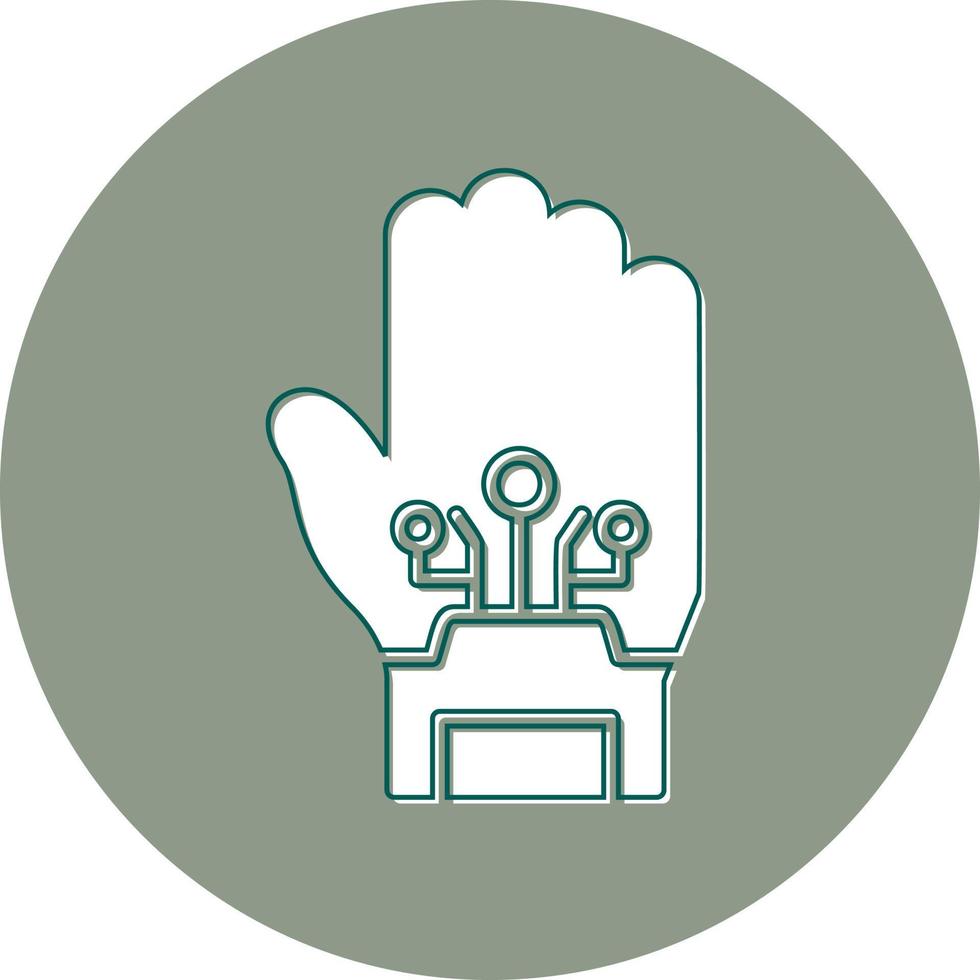 Robotic Hand Vector Icon