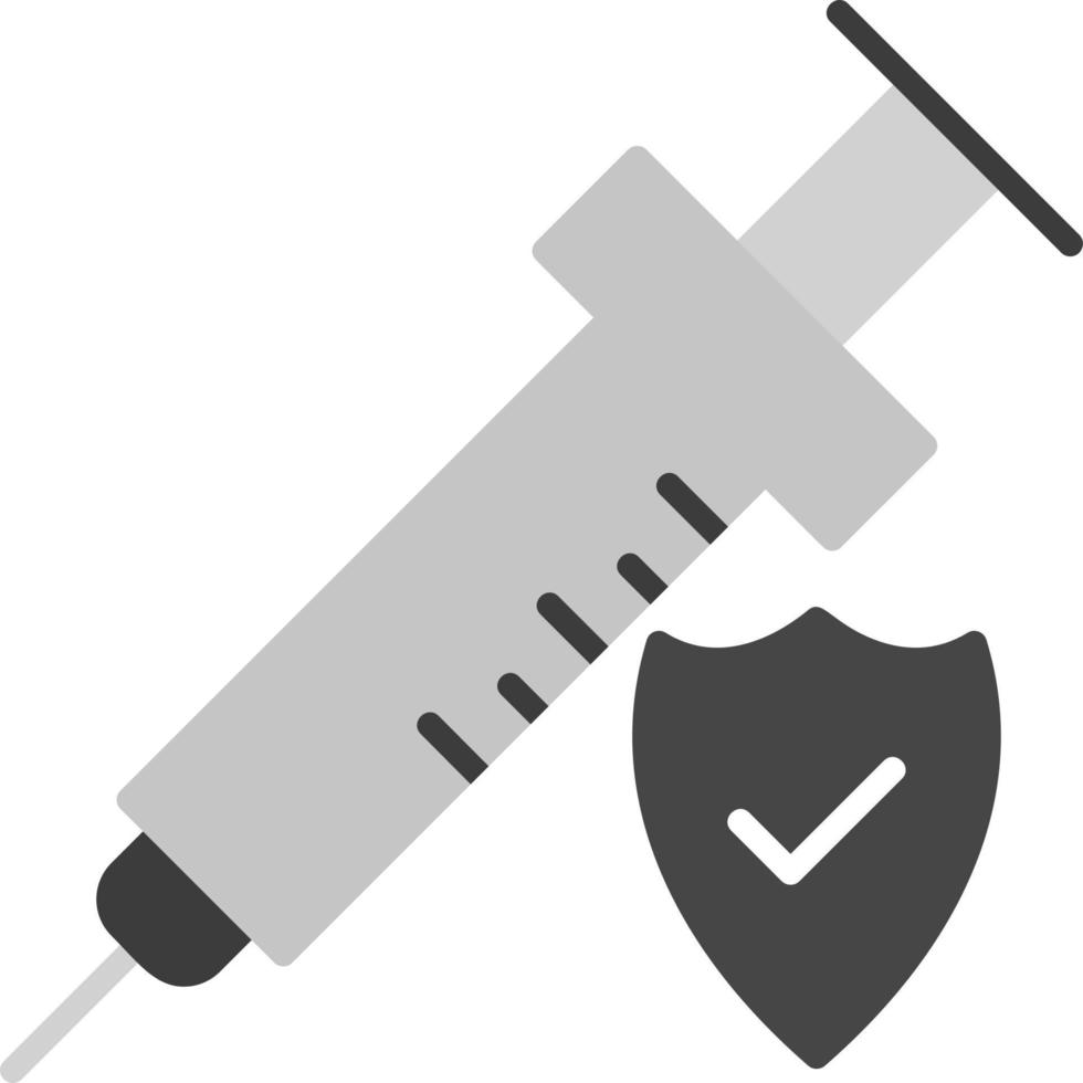 vacunación hecho vector icono