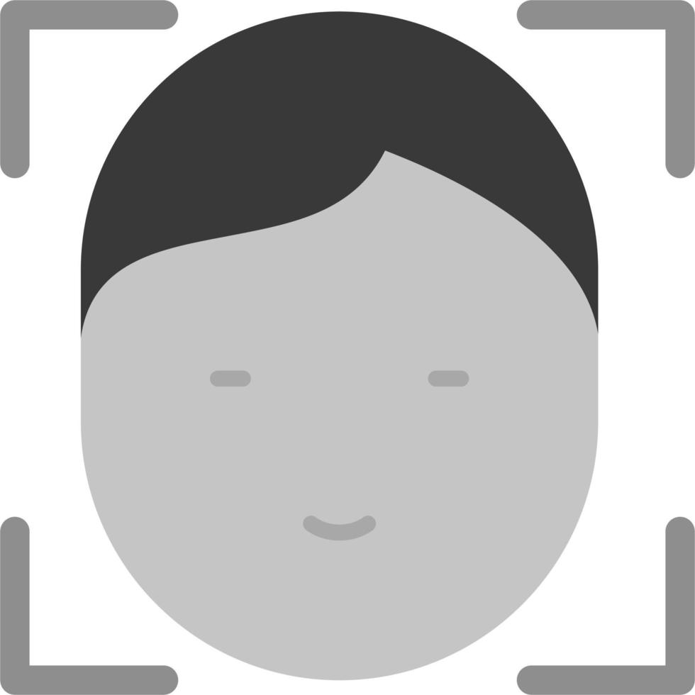 Face Id Vector Icon