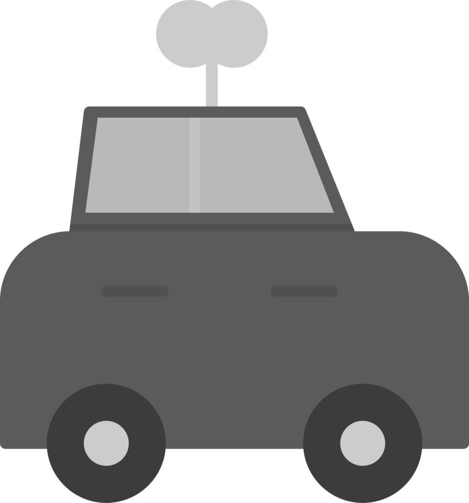 Car Toy with Key Vector Icon