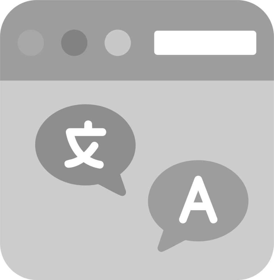 Online Translate Vector Icon