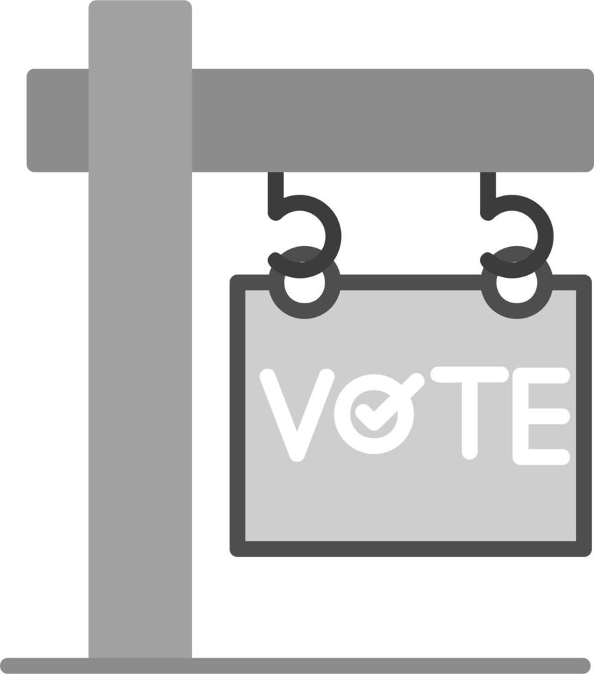 icono de vector de votación