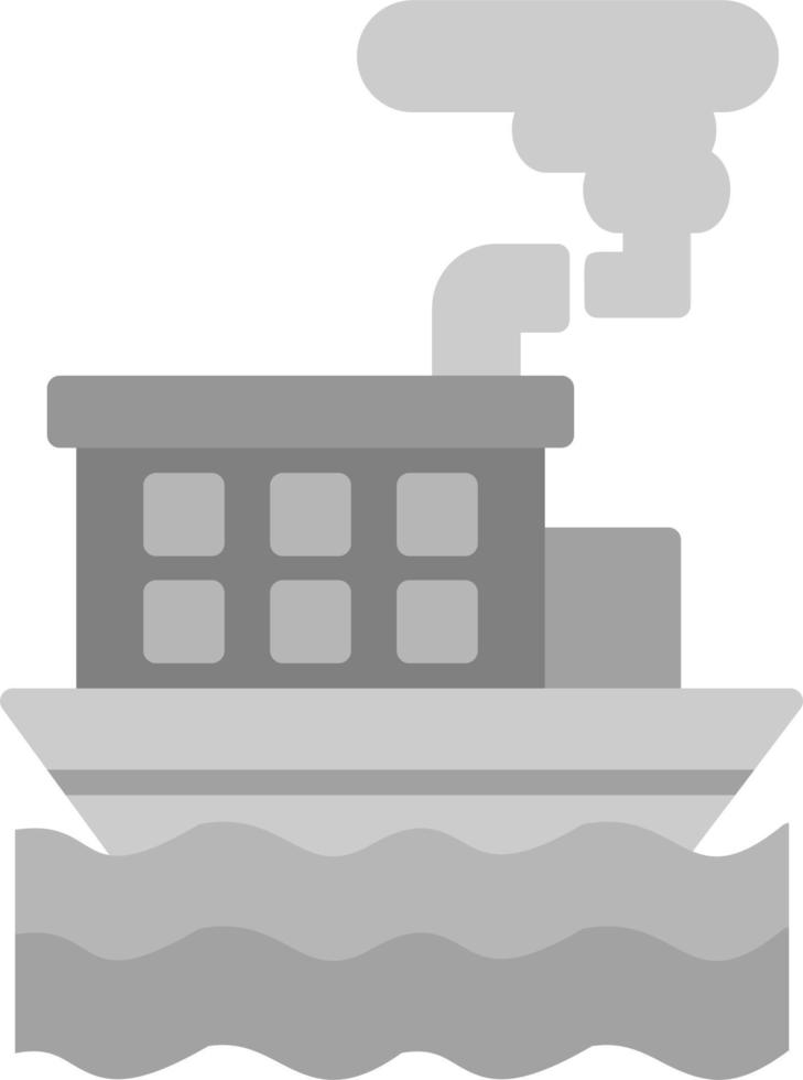 icono de vector de barco