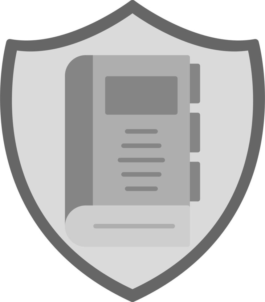 Secure Book Vector Icon