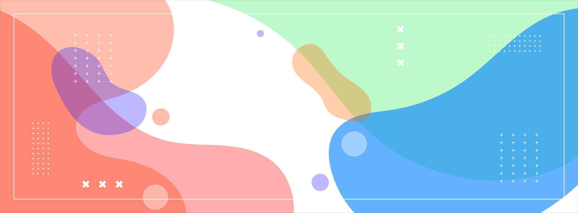 background banner. colorful, gradation color bubbles vector