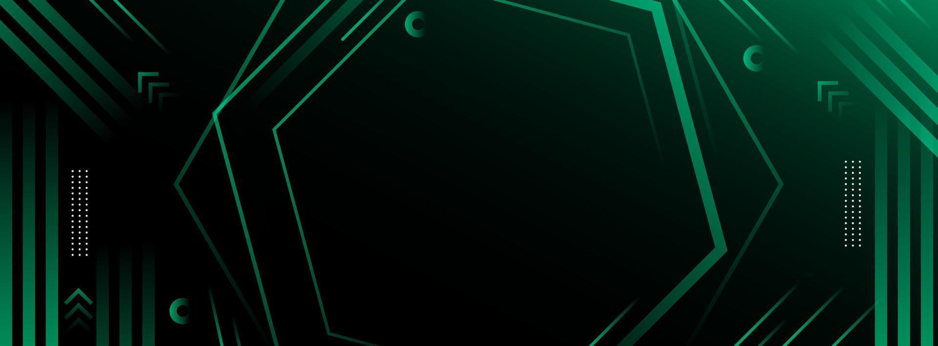 banner backgrounds. full of colors, green line effect gradations vector