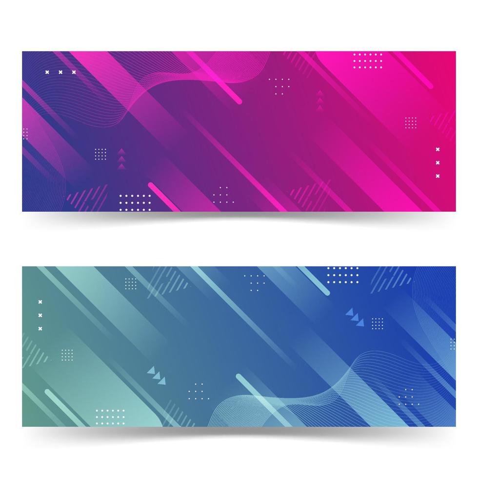 background banner. full color, elegant gradient premium banner eps 10 vector