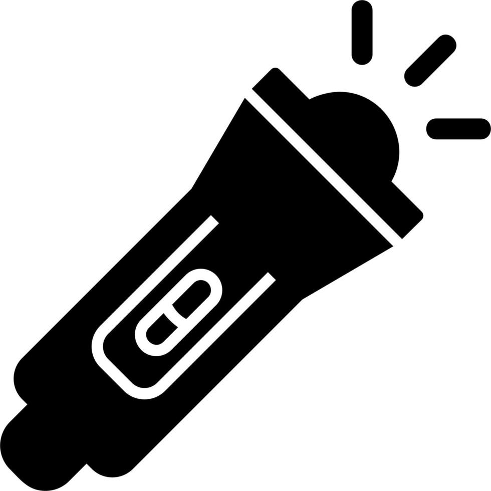 Flashlight Vector Icon