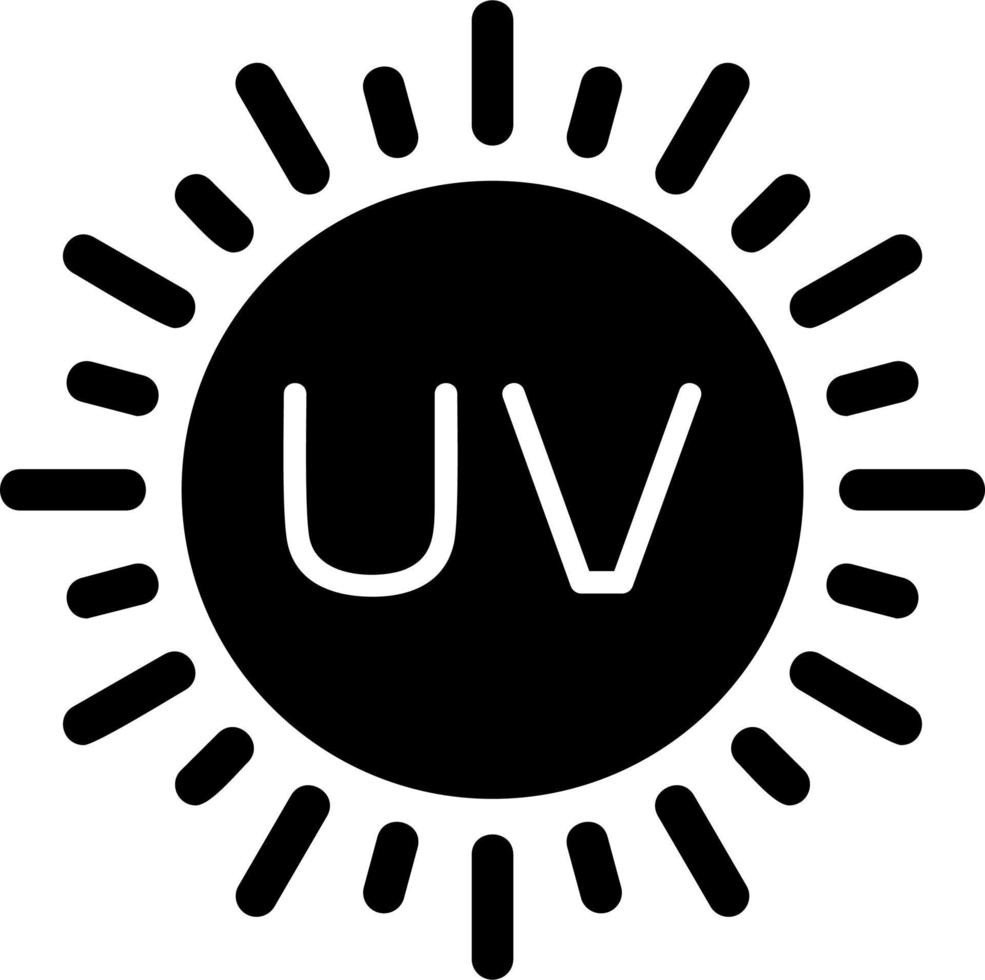 ultravioleta vector icono