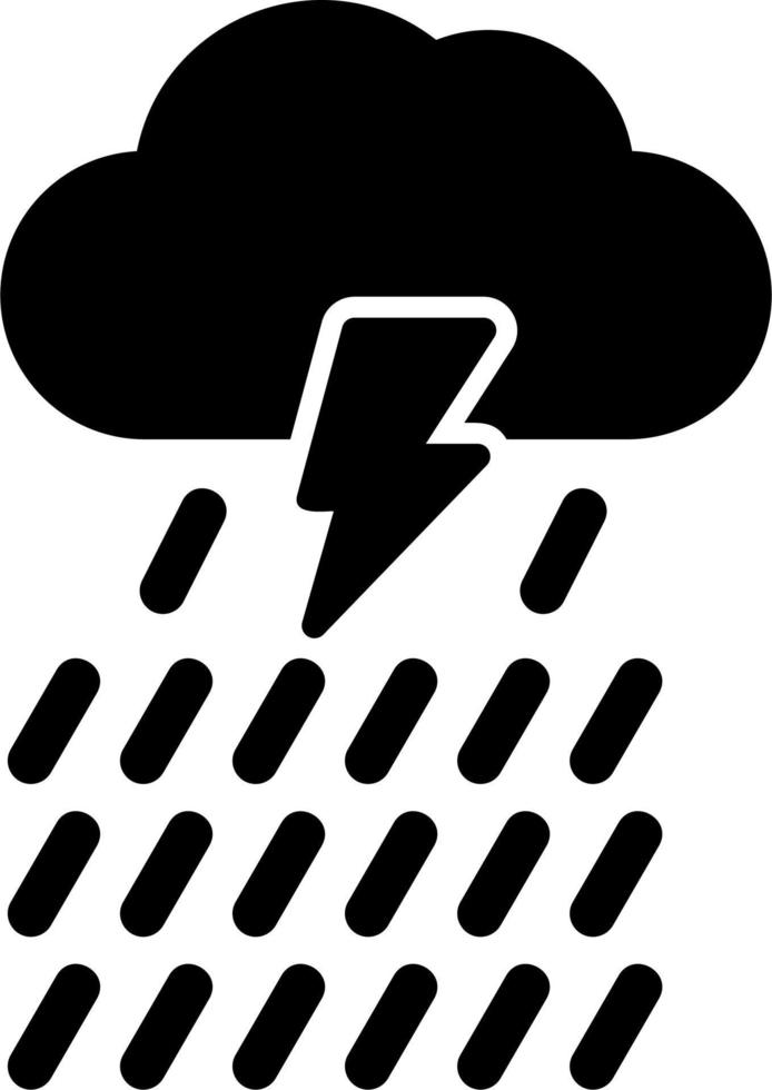 icono de vector de lluvia