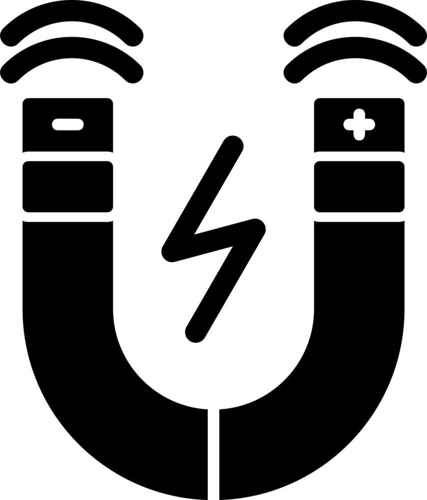 Magnetic Field Vector Icon