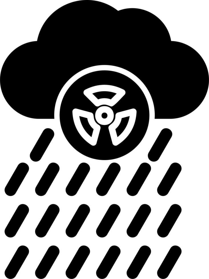 Acid Rain Vector Icon