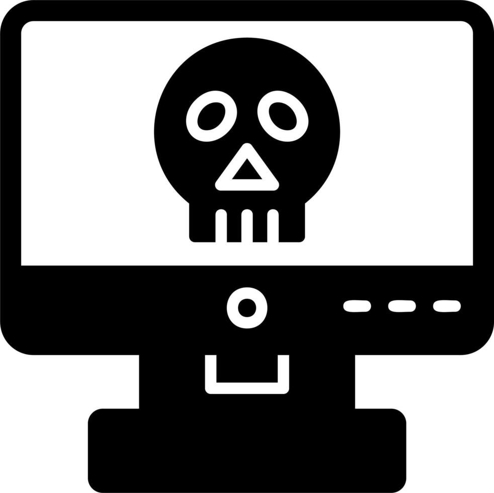 Computer Hacking Vector Icon