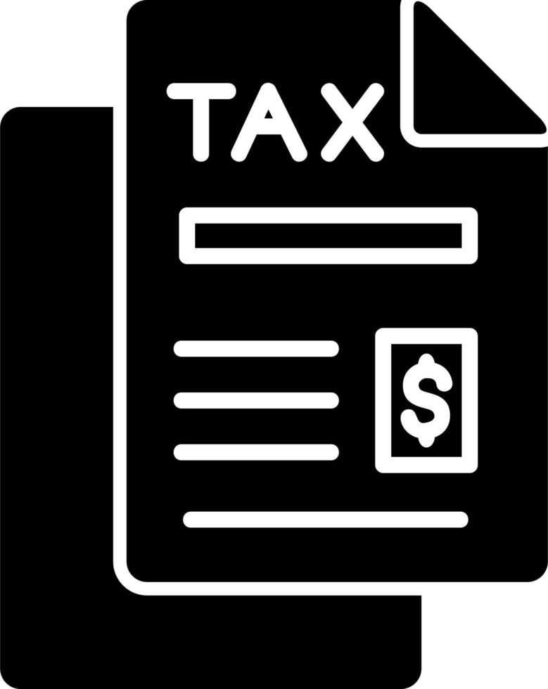 Tax Vector Icon