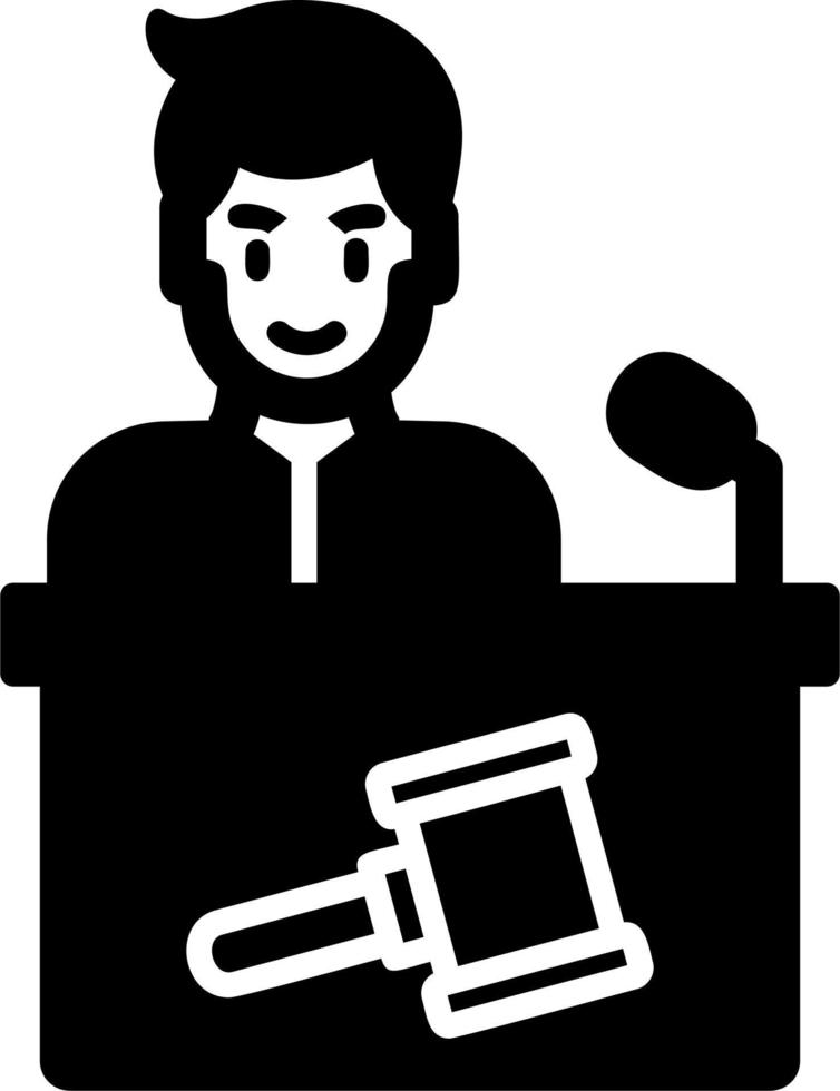 Auction Vector Icon