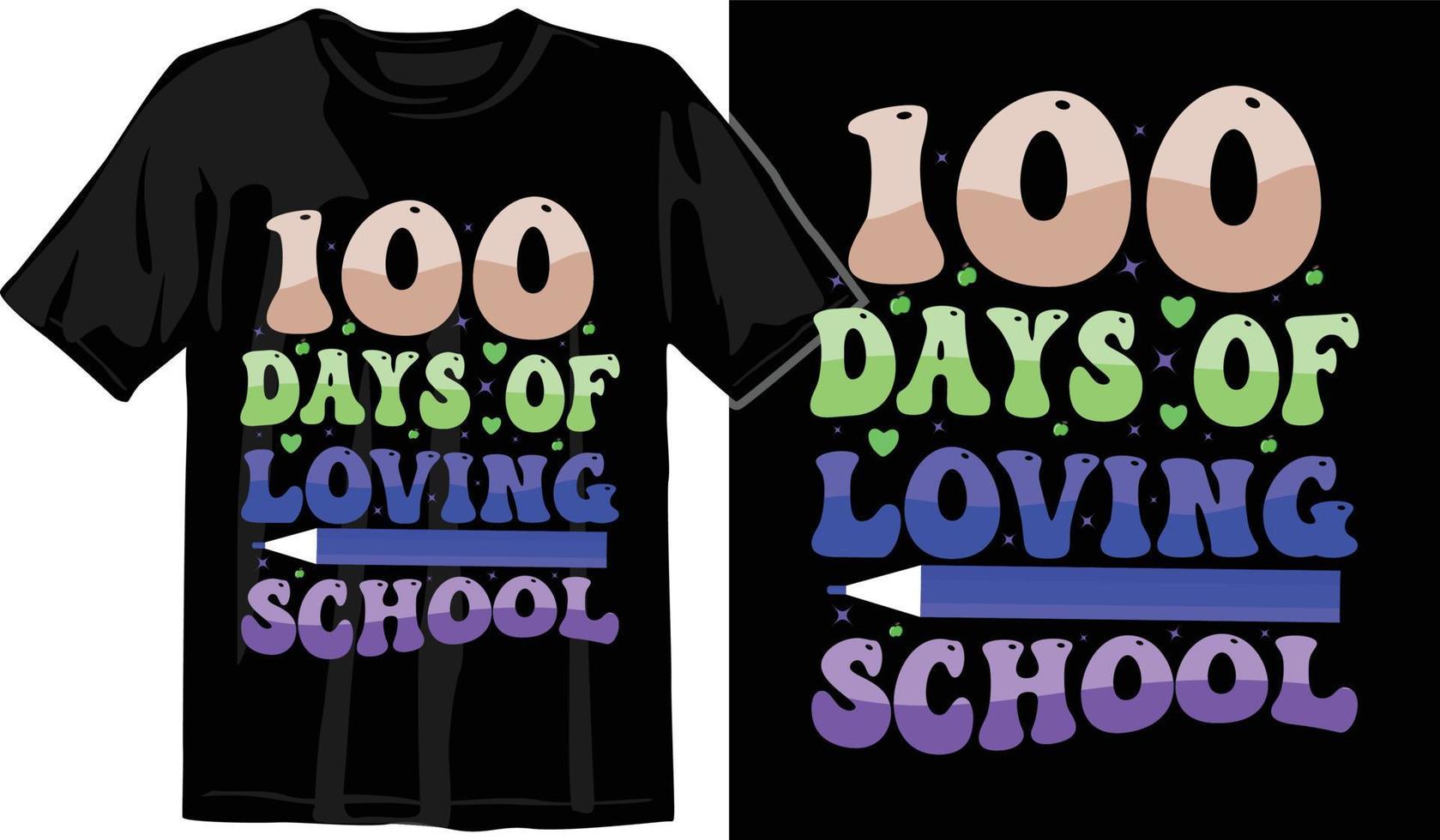 100th days of school, hundred days t shirt design, 100th days celebration t shirt vector