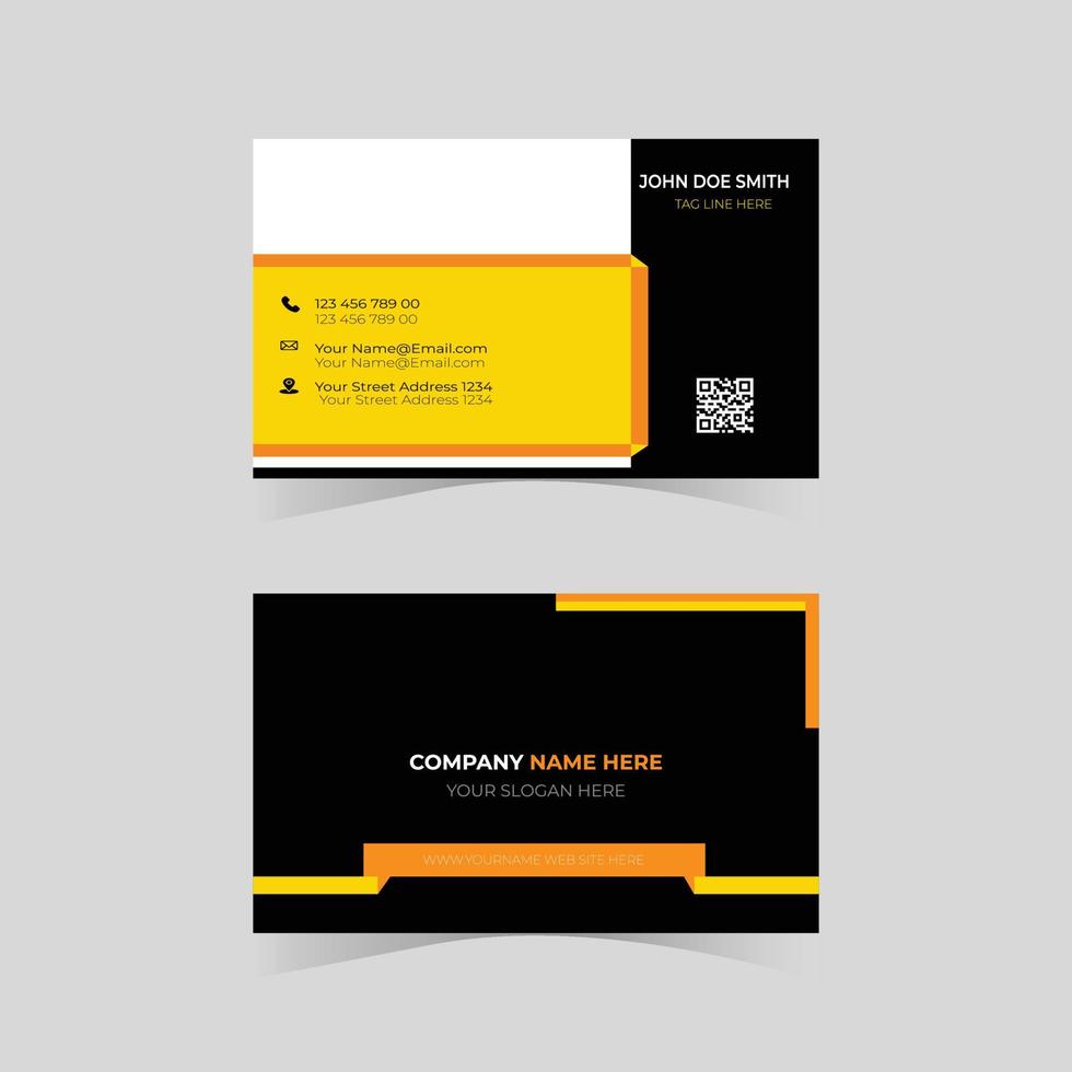 Business Card Design Template Redy For Print vector