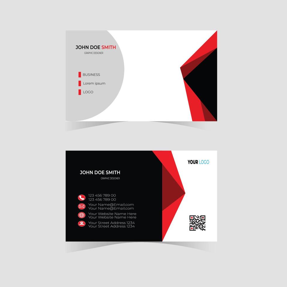 Business Card Design Template Redy For Print vector