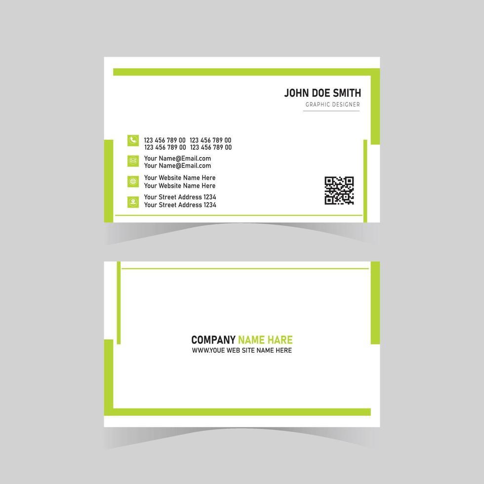 Business Card Design Template Redy For Print vector