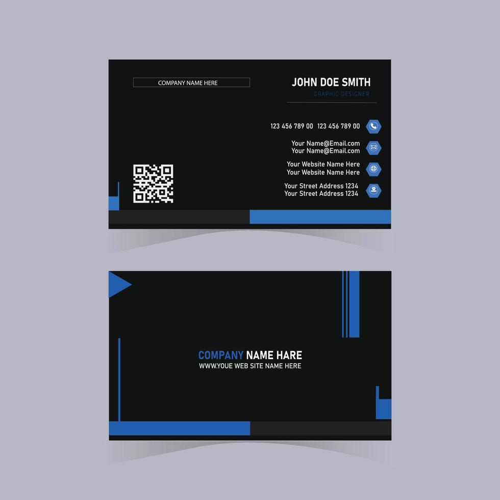 Business Card Design Template Redy For Print vector