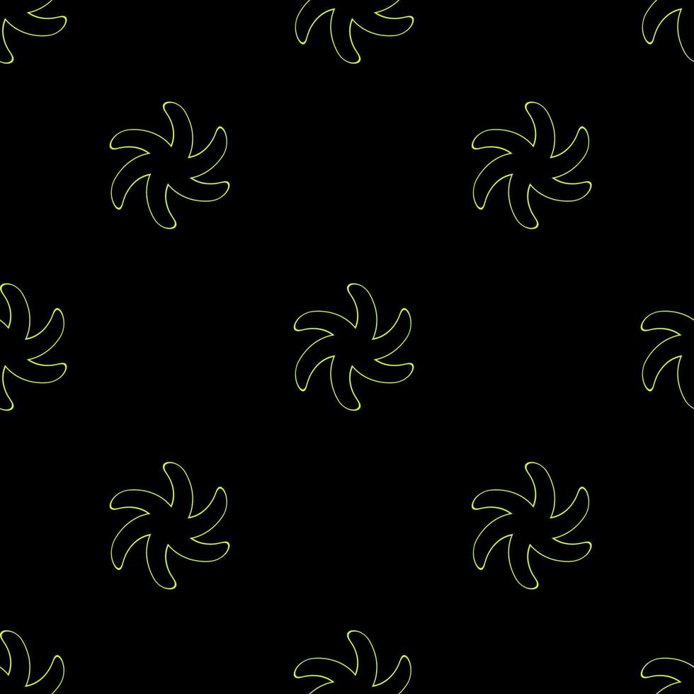 Rave psychedelic seamless pattern. Trippy background with surreal element. 90s style acid rave pattern vector