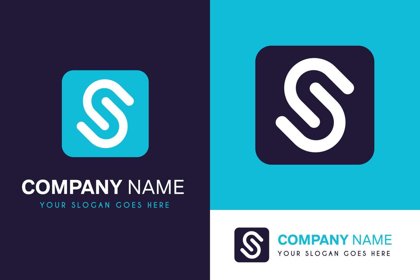 Branding identity corporate a logo vector design template