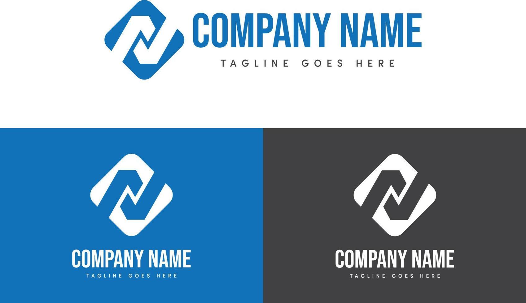 Branding identity corporate a logo vector design template