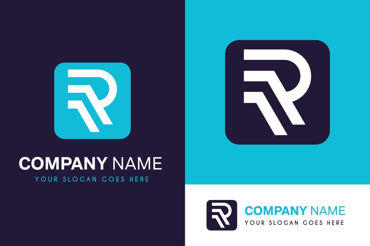 Branding identity corporate a logo vector design template