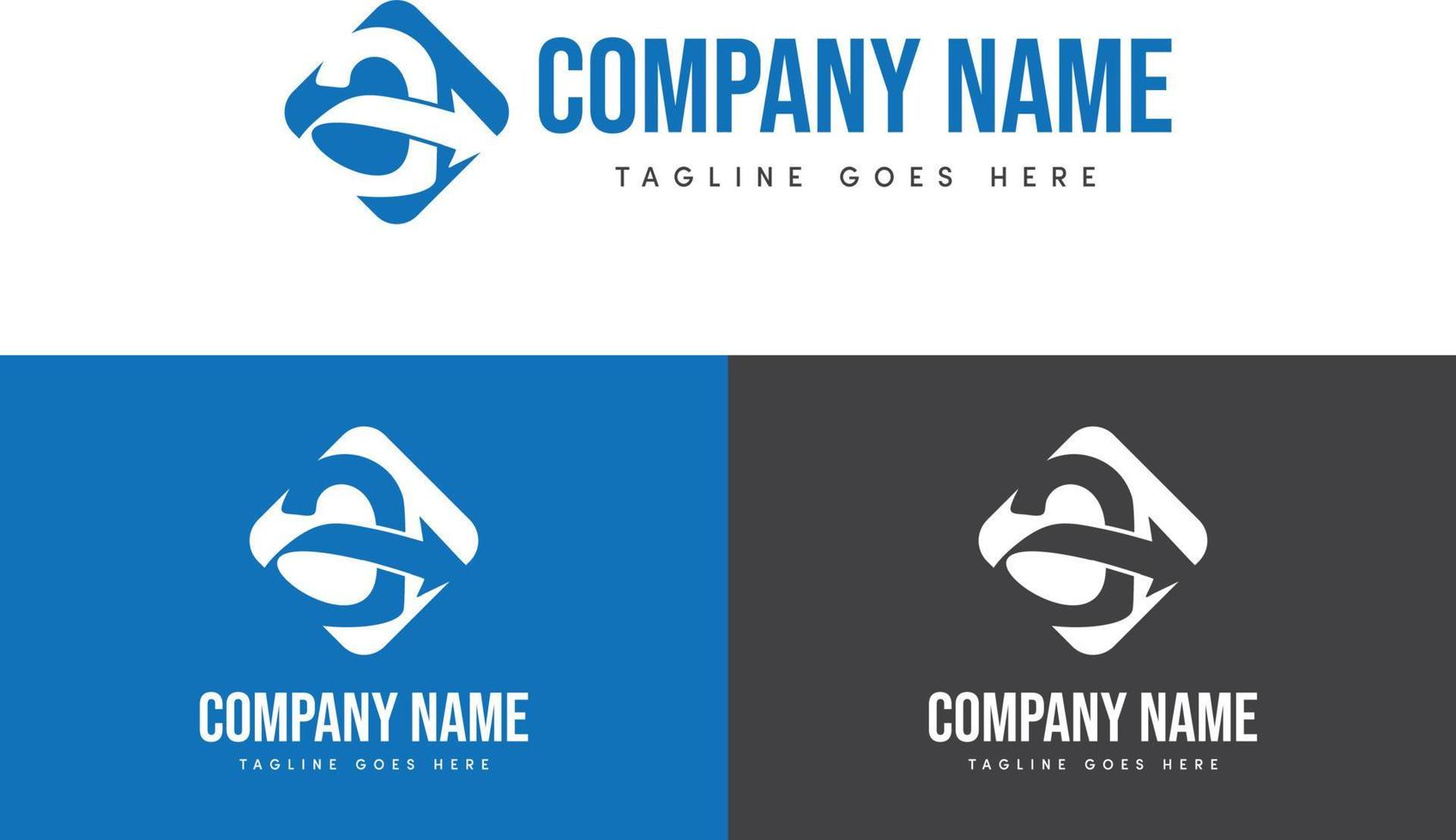 Branding identity corporate a logo vector design template