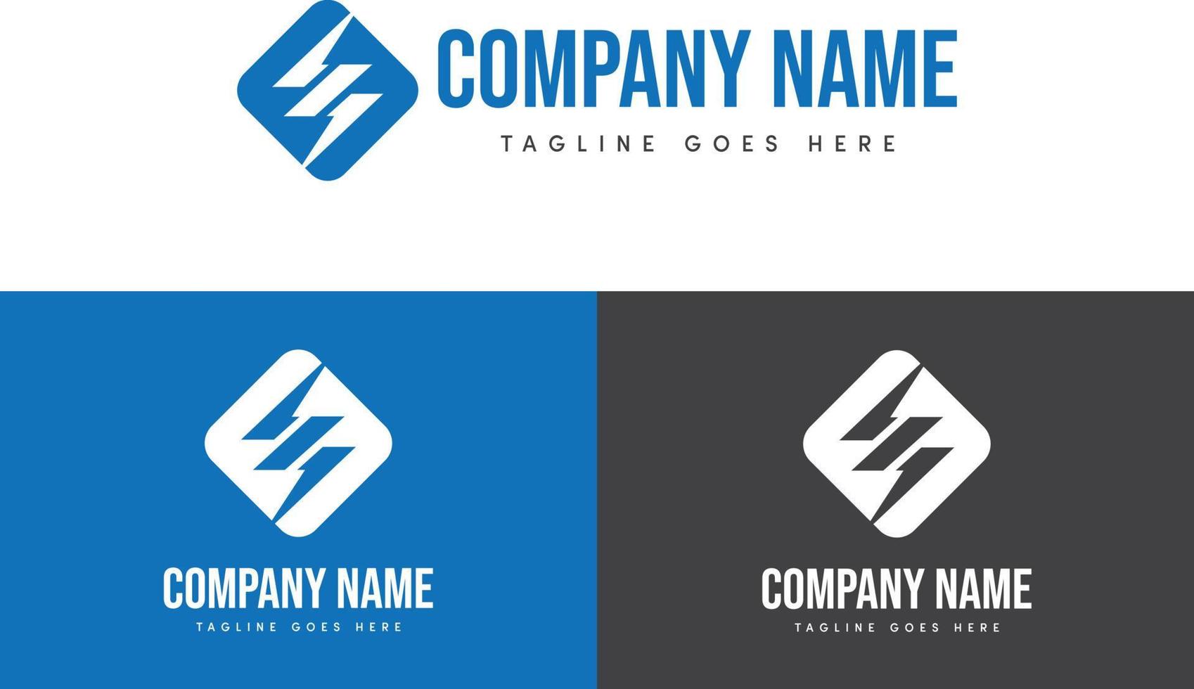 Branding identity corporate a logo vector design template