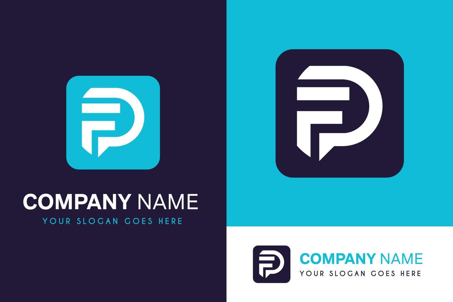 Branding identity corporate a logo vector design template