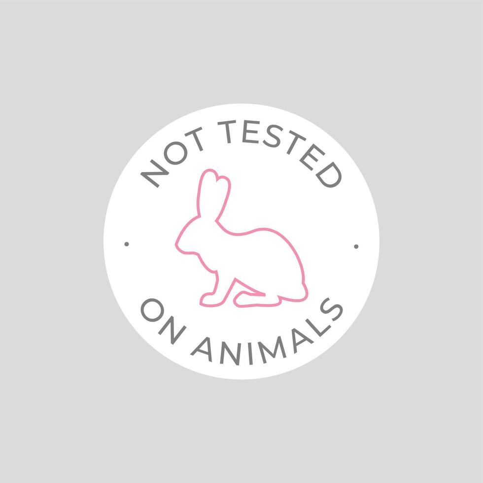 Cruelty free and vegan vector icon