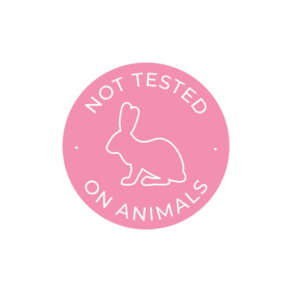 Cruelty free and vegan vector icon