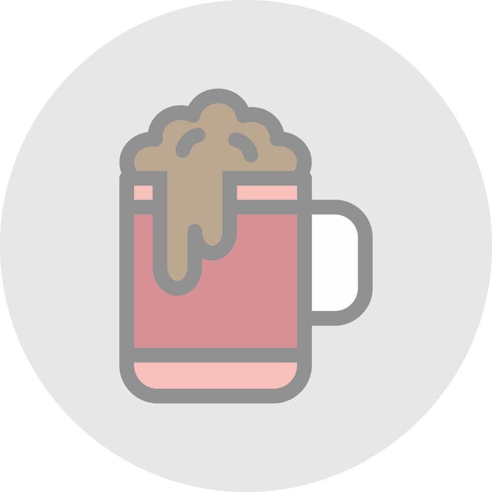 diseño de icono de vector de chocolate caliente