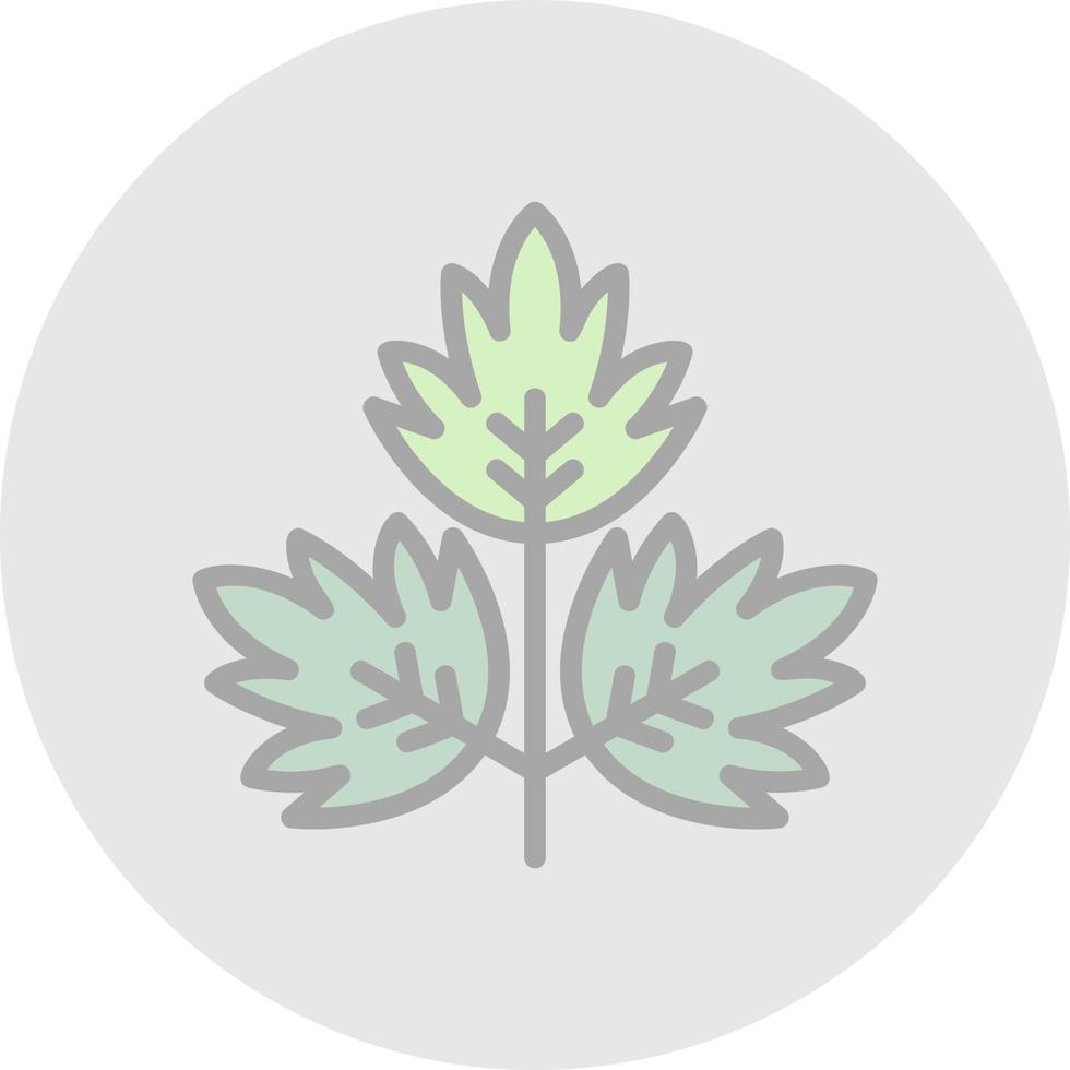 Parsley Vector Icon Design