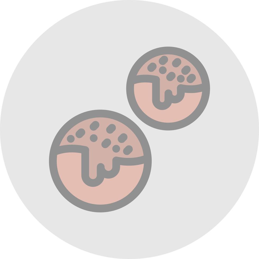 Choco Balls Vector Icon Design