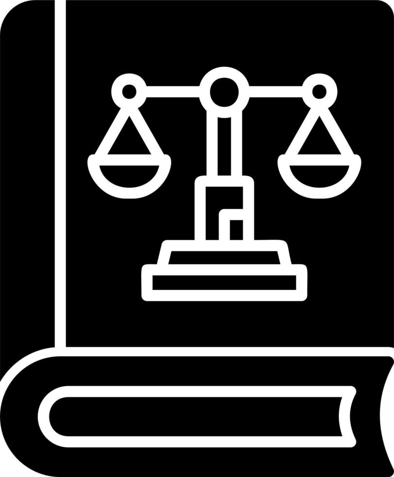 Justice Book Vector Icon