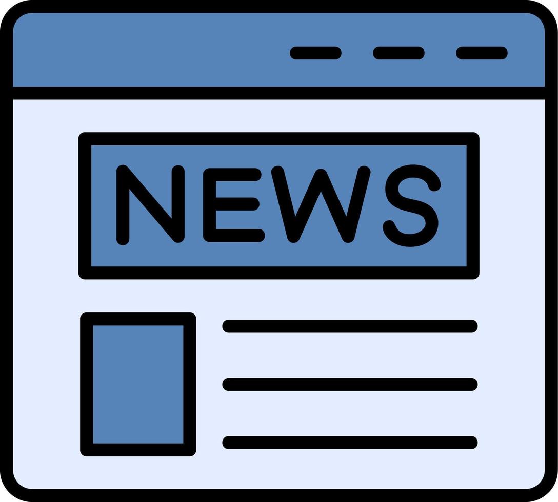 News Vector Icon 20399970 Vector Art at Vecteezy