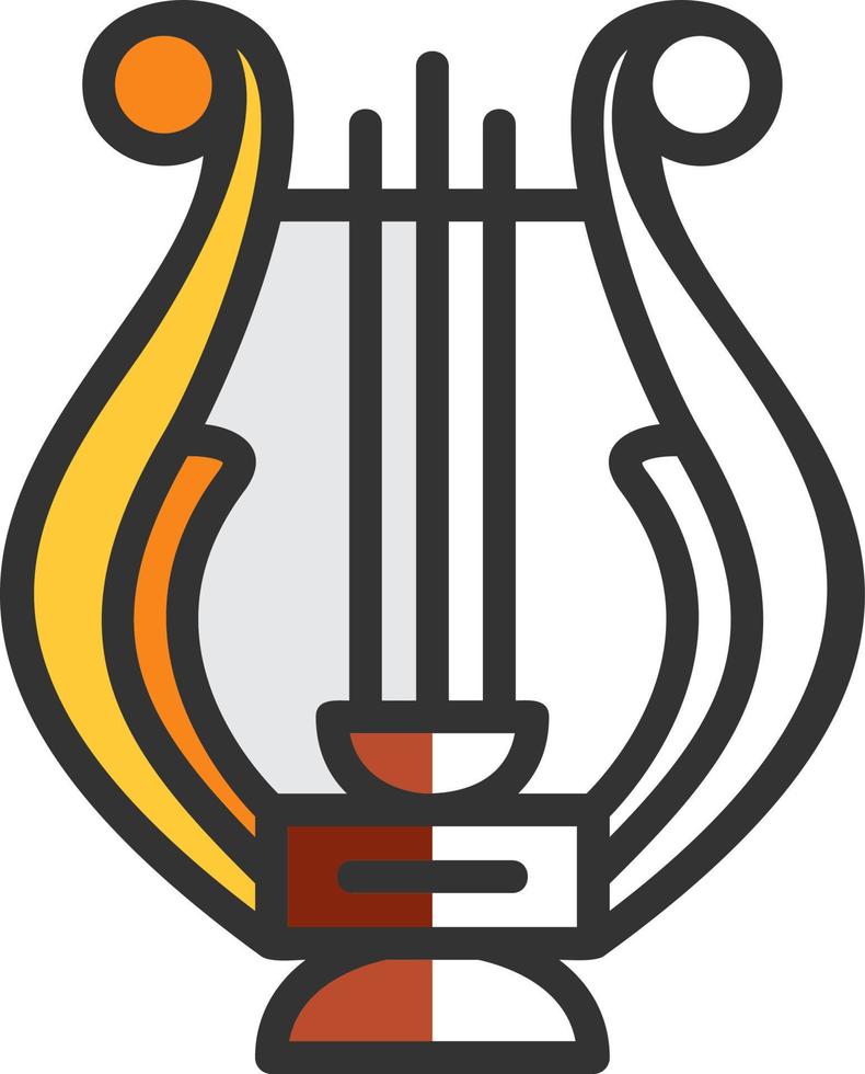 Lyre Vector Icon Design
