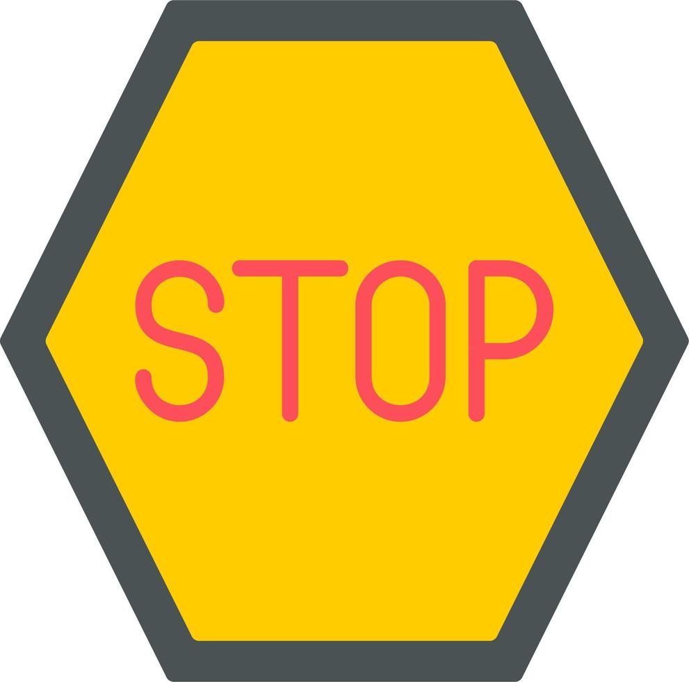 Stop Vector Icon