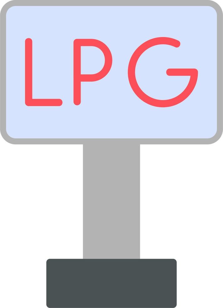 Liquefied Petroleum Gas Vector Icon