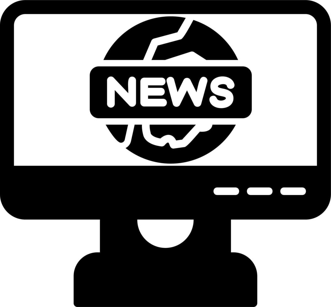 News Report Vector Icon