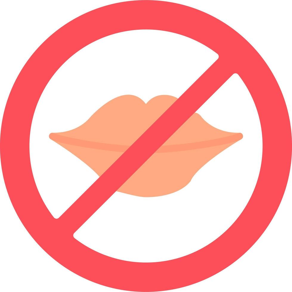 No Catcalling Vector Icon