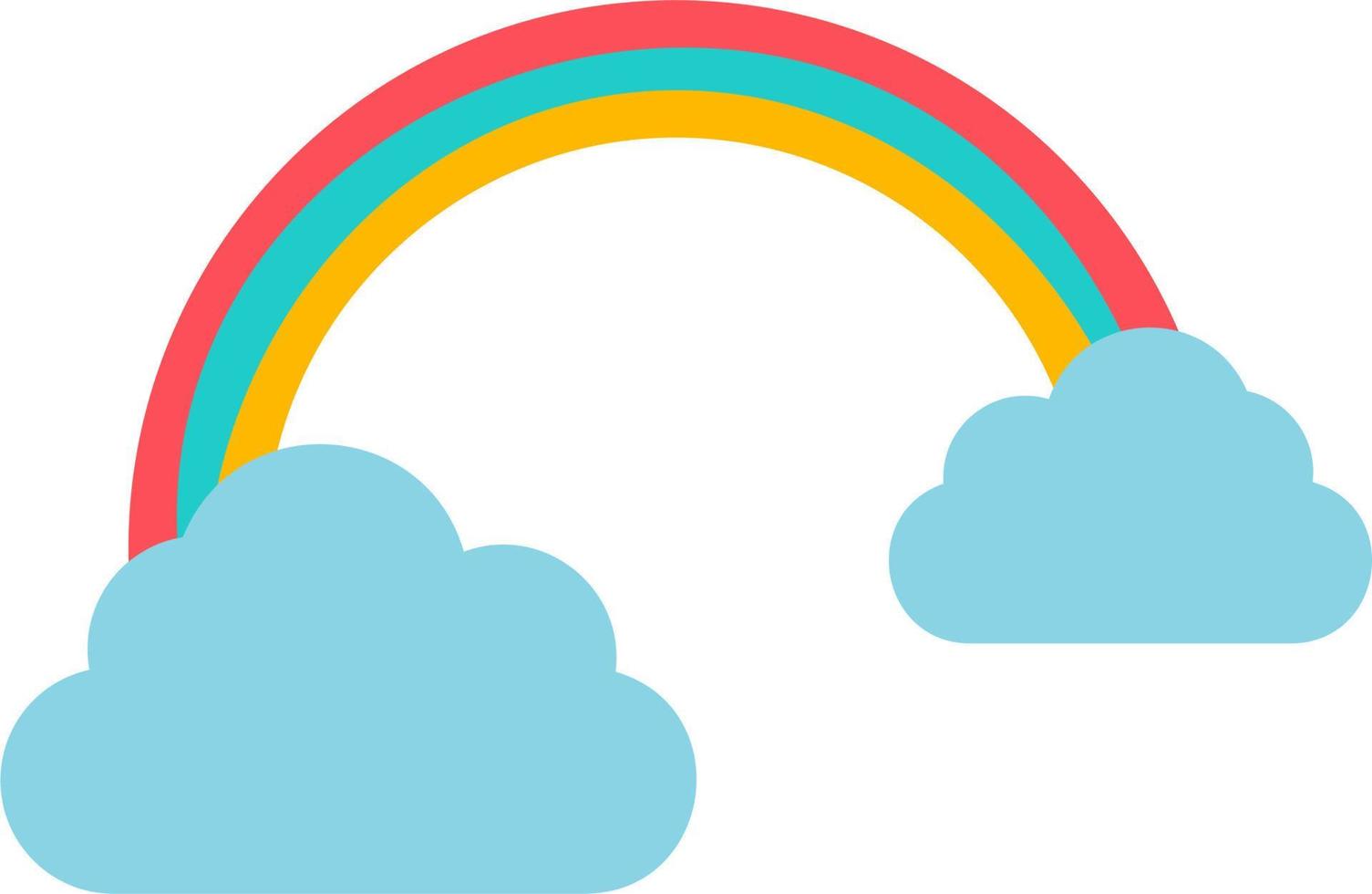 icono de vector de arco iris