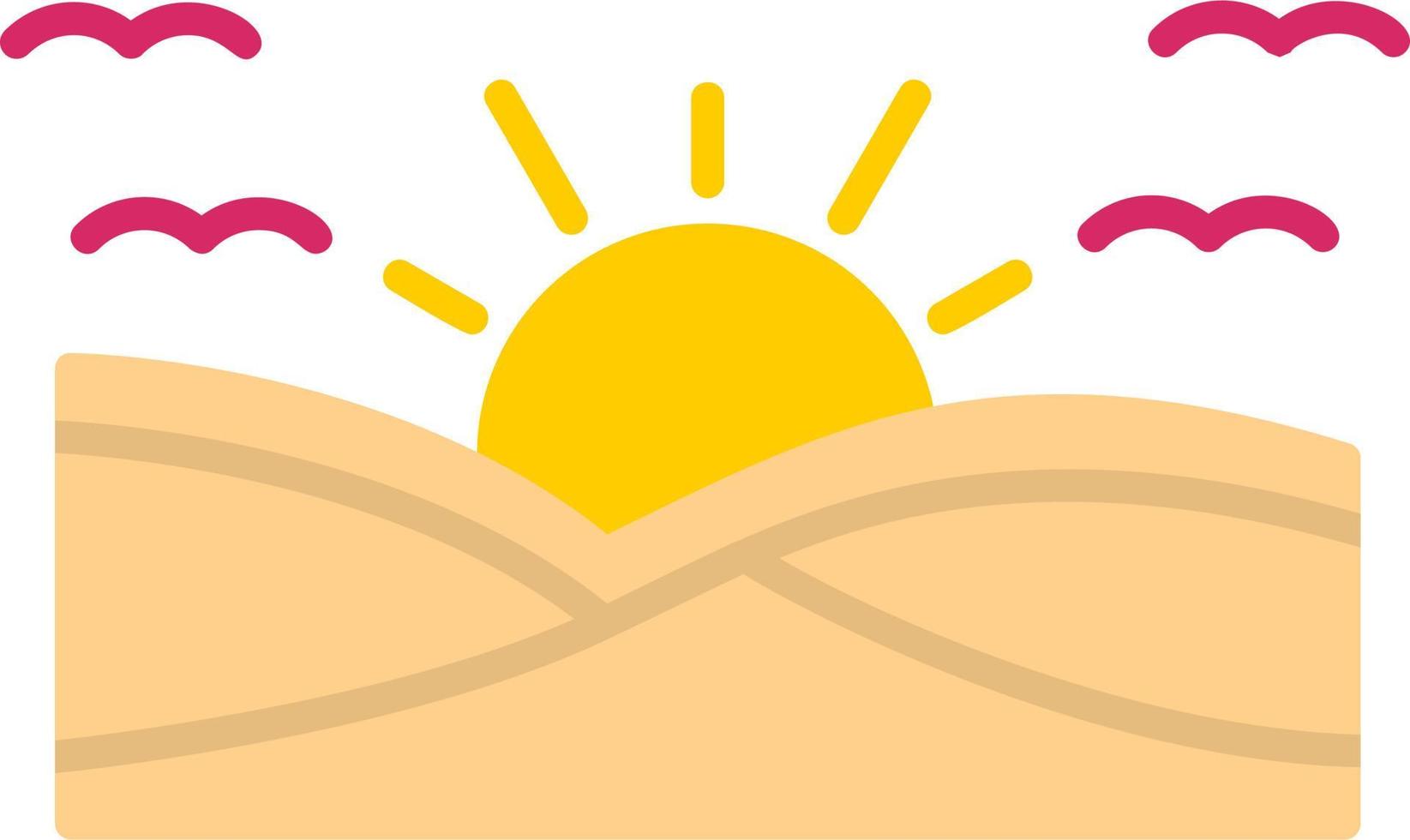 sunset Vector Icon