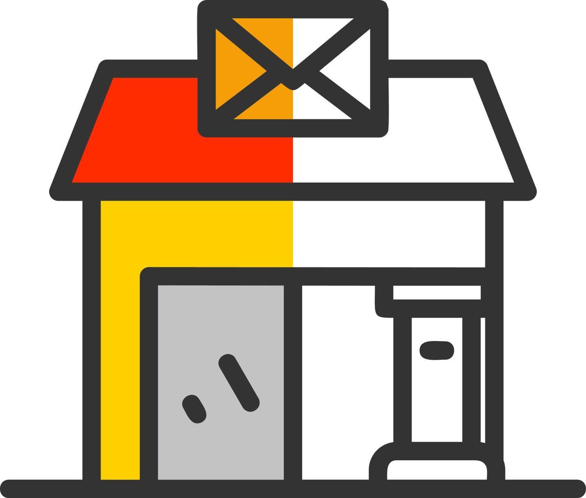 diseño de icono de vector de oficina de correos