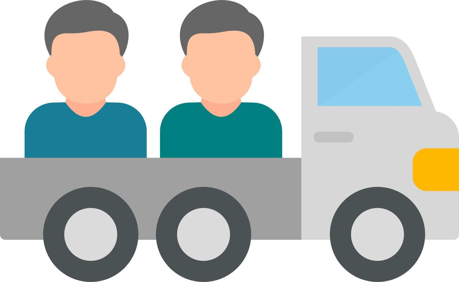 Pickup Truck Vector Icon