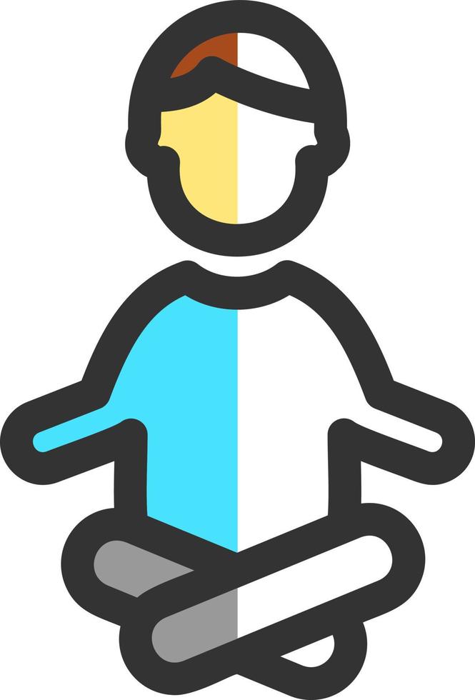 Yoga Vector Icon Design